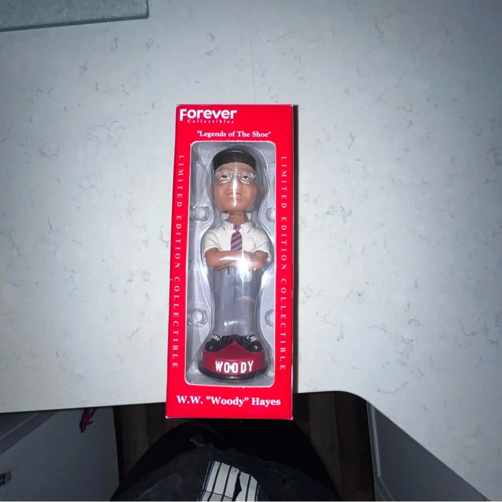 Forever Collectibles Woody Hayes Bobblehead. Never opened. - Picture 1 of 5